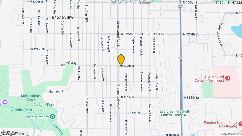 11758 Greenwood Ave N Map and Location Details