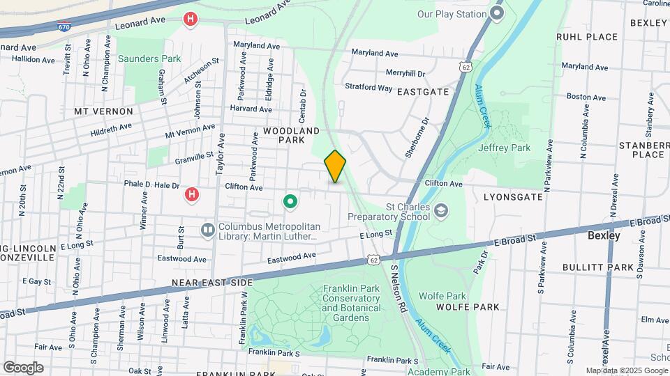 1774 Clifton Ave Map and Location Details