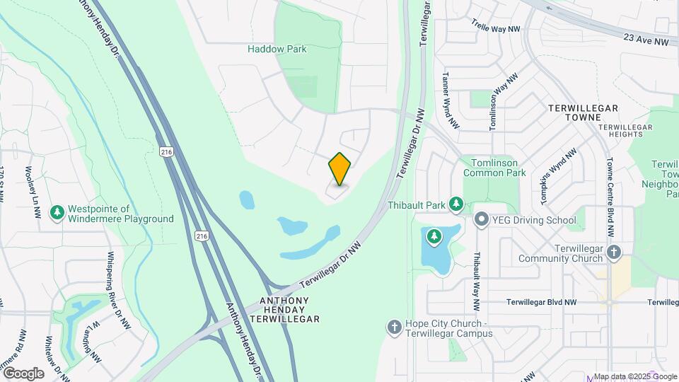 2565 Hanna Crescent NW Map and Location Details