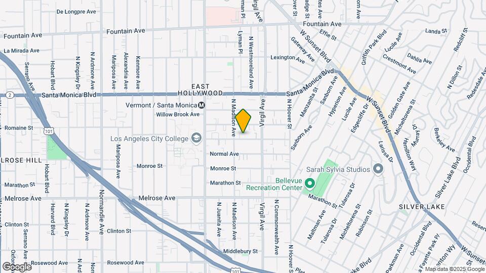 4343 Burns Ave Mapa y Detalles de la Ubicación