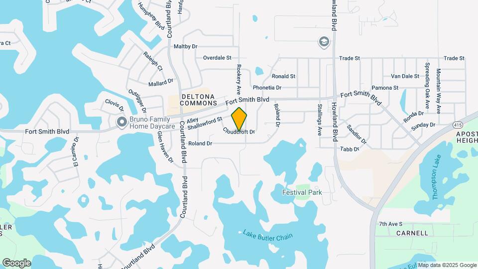 521 Cloudcroft Dr Map and Location Details