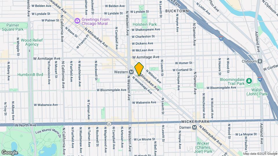1855 N Winnebago Ave Map and Location Details