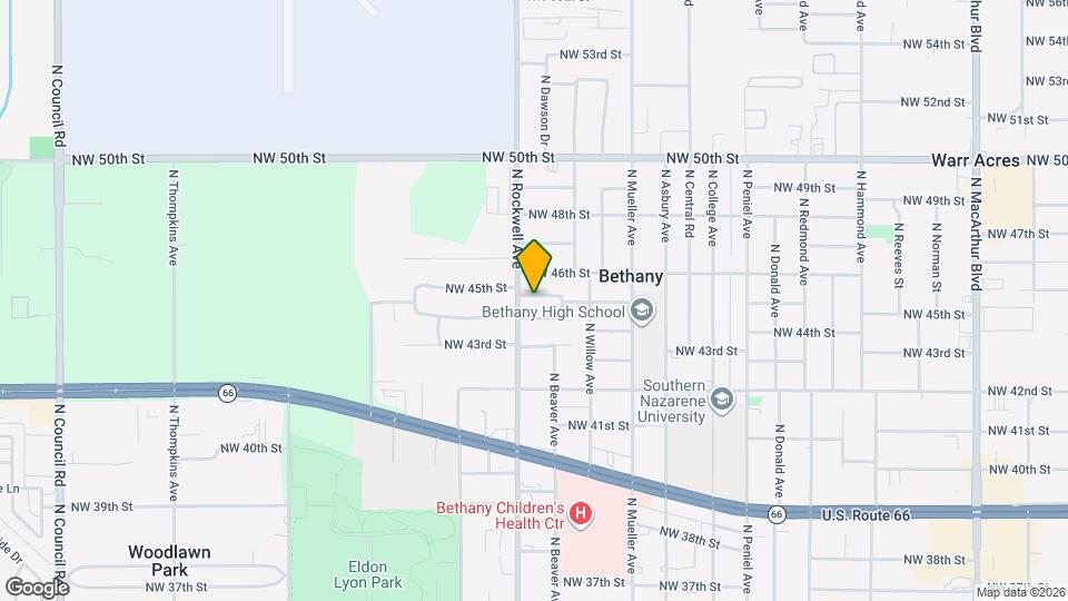 7014 NW 45th St Map and Location Details