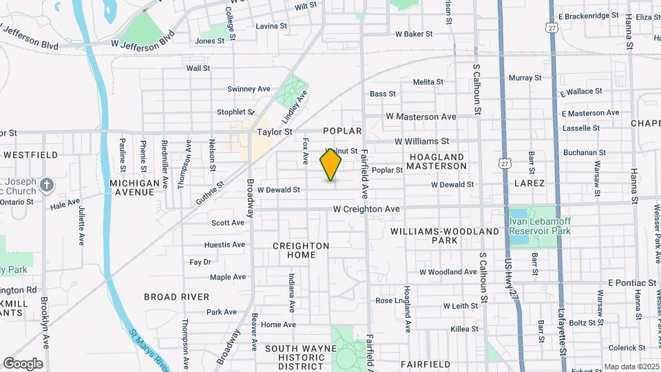 702 W Dewald St Map and Location Details