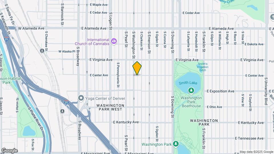 714 E Center Ave Map and Location Details