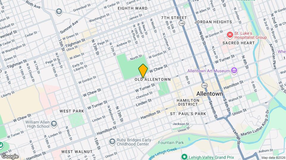 229 N Peach St Map and Location Details