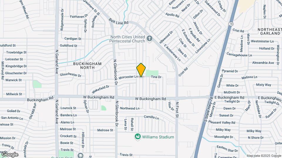 2113 Glencrest Ln Map and Location Details