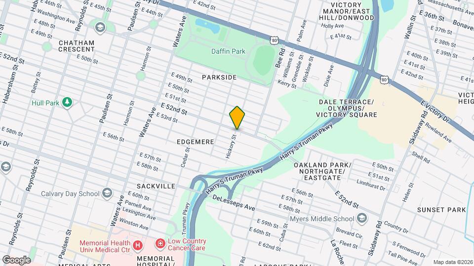 1501 E 52nd St, Unit Carriage House Map and Location Details