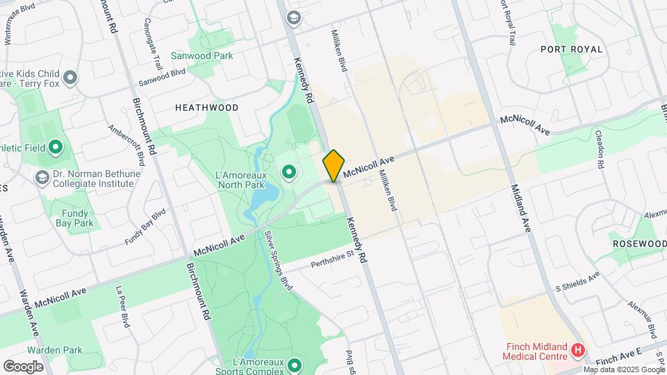 1883 McNicoll Ave Map and Location Details