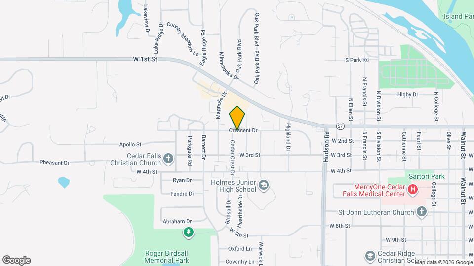 2308 Crescent Mapa y Detalles de la Ubicación