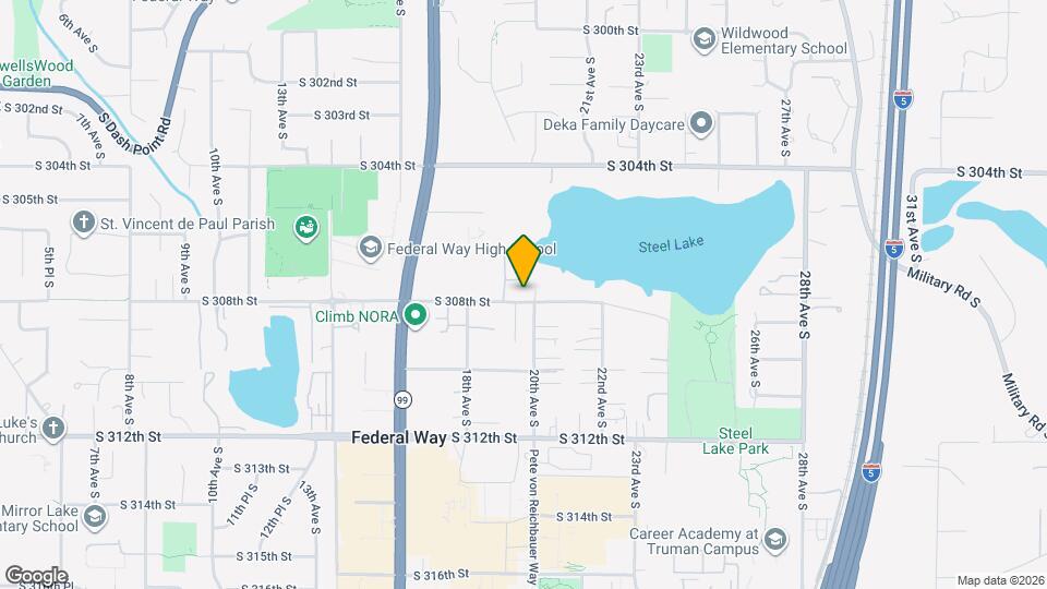 1916 S 308th St Map and Location Details