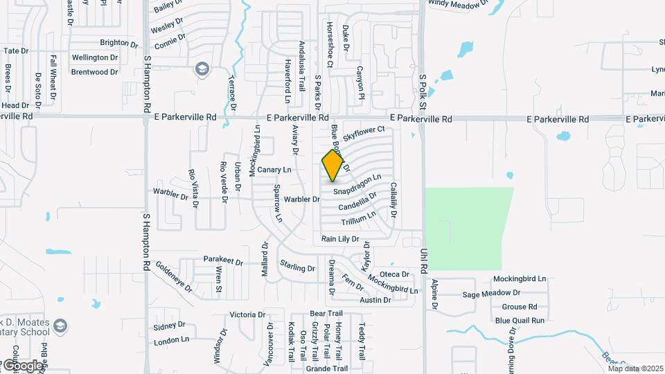 609 Snapdragon Ln Map and Location Details