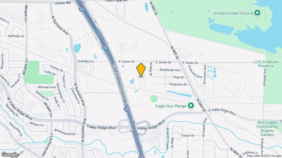 1344 Lakecrest Ln Map and Location Details