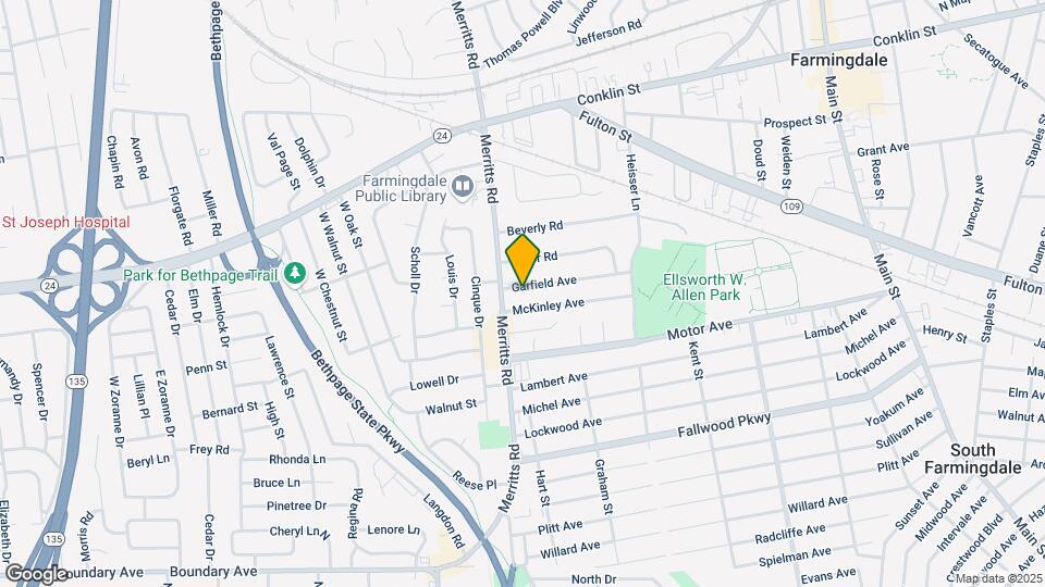 8 Garfield Ave Mapa y Detalles de la Ubicación