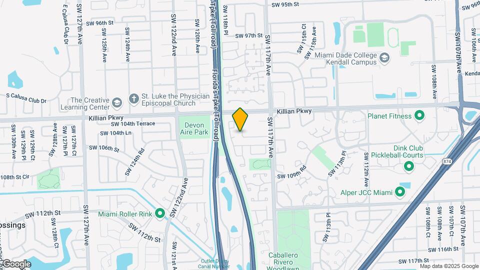 10464 SW 118th Ave, Unit 1207 Map and Location Details