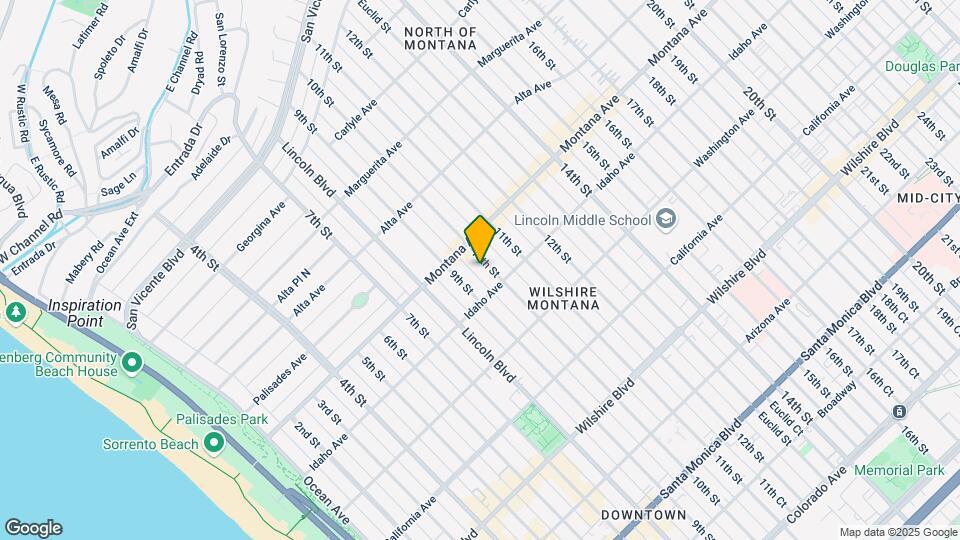 834 10th St Map and Location Details