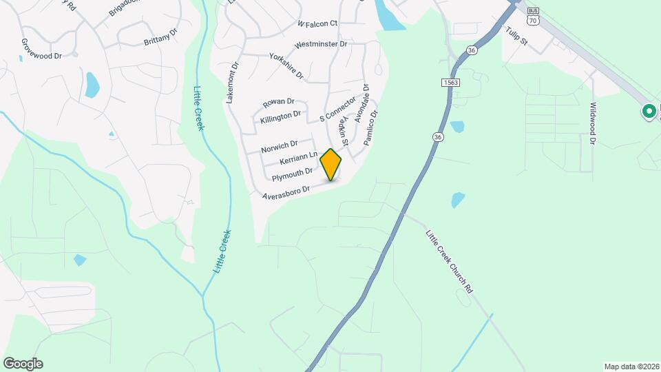 283 Averasboro Dr Mapa y Detalles de la Ubicación