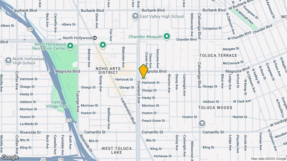 10947 Hartsook St Map and Location Details