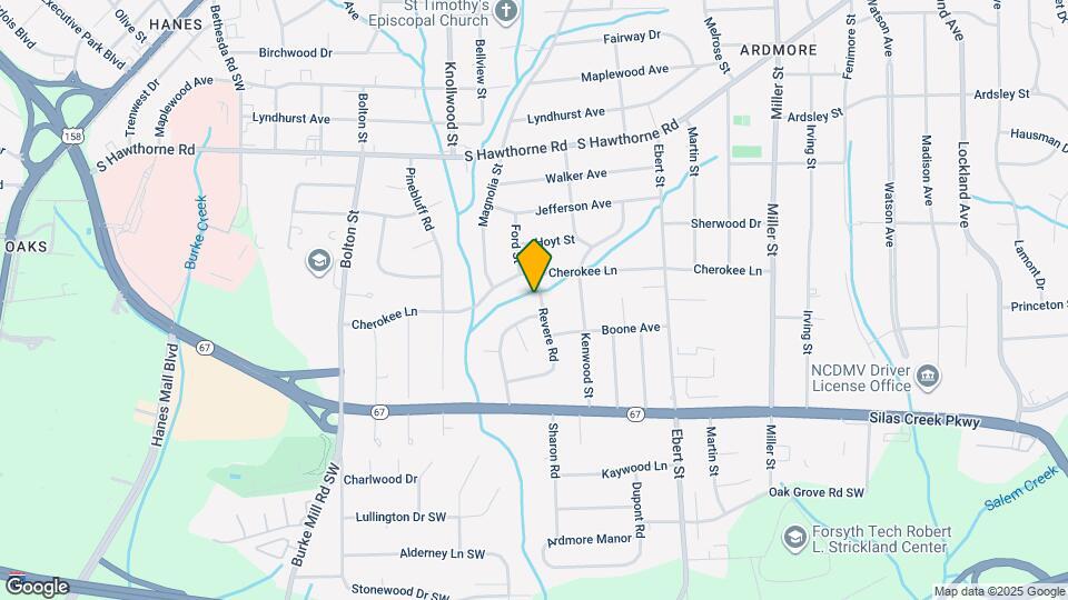 1312 Revere Rd Map and Location Details
