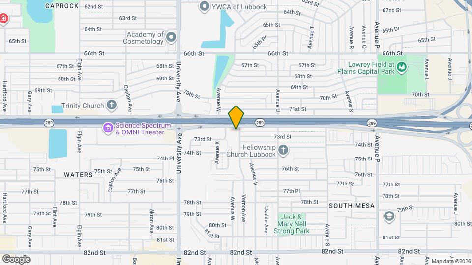 7206 Avenue W Map and Location Details