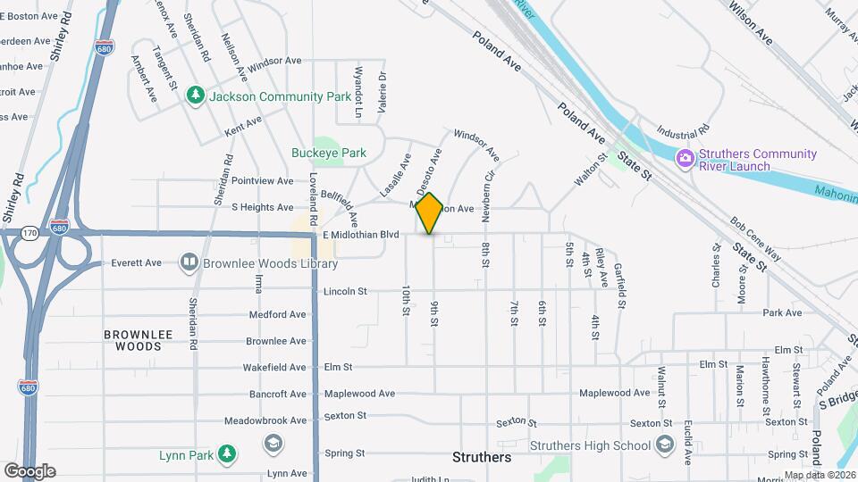 2515 E Midlothian Blvd, Unit 4 Map and Location Details