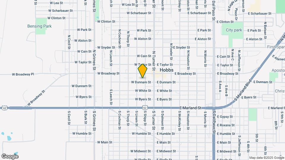 210 W Dunnam St Mapa y Detalles de la Ubicación