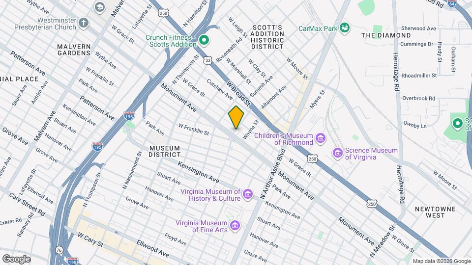 3012 Monument Ave.* Mapa y Detalles de la Ubicación