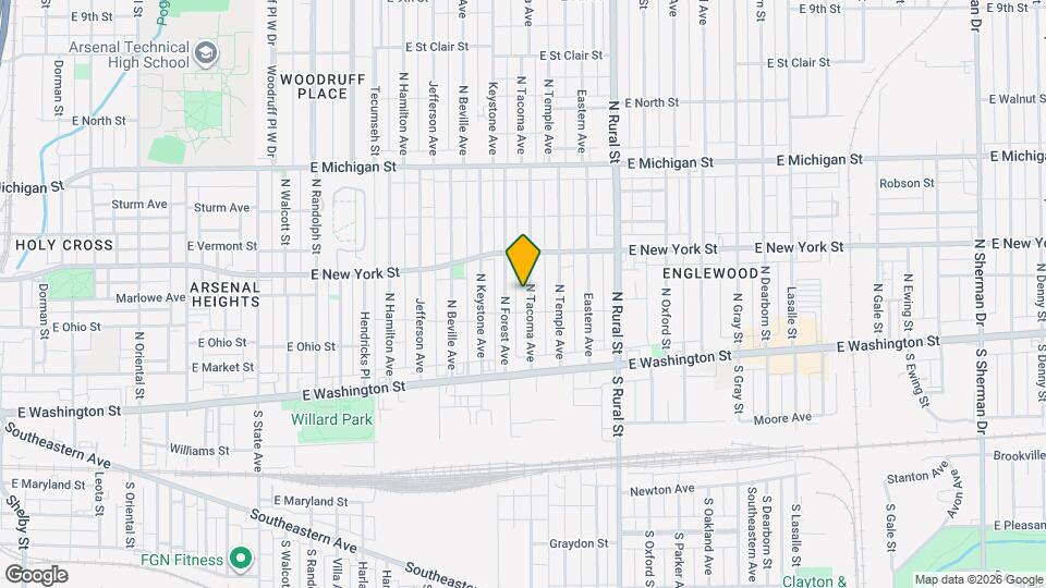 218 N Tacoma Ave Map and Location Details