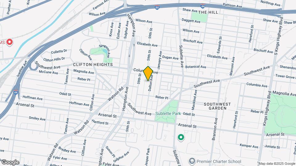 2643 Dalton Ave, Unit 2643 B Map and Location Details