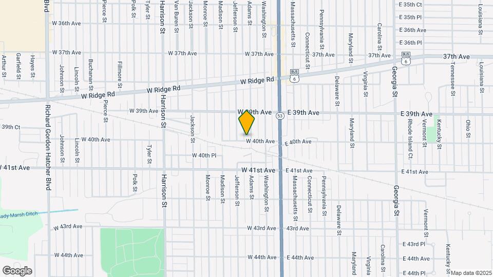 3988 Adams St Map and Location Details