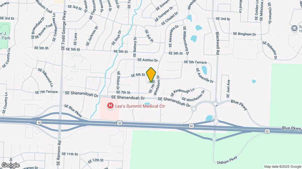 616 SE Athens Dr Map and Location Details