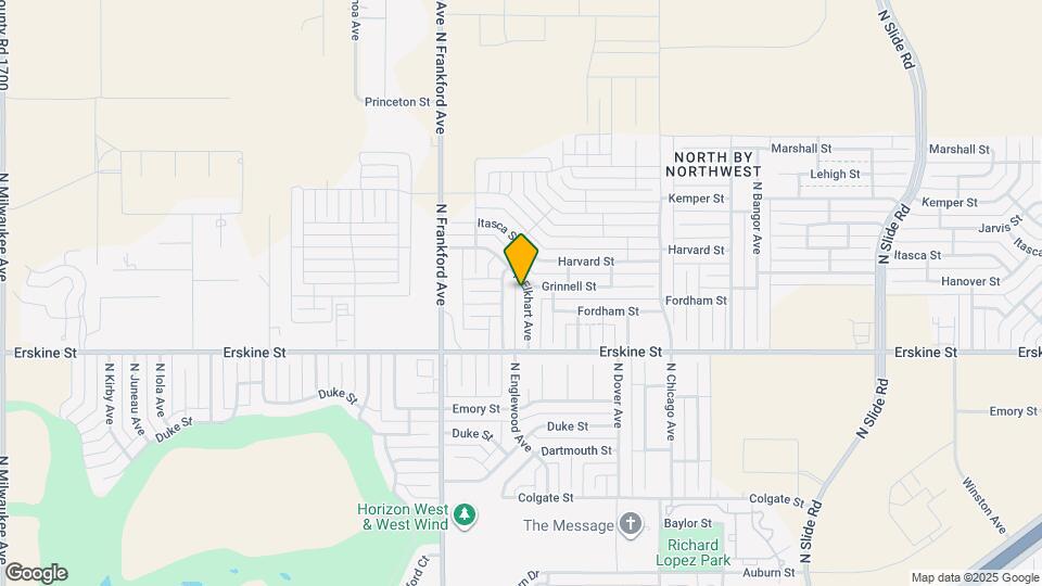 621 N Elkhart Ave Map and Location Details