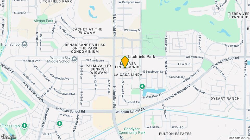 292 S Desert Ave Map and Location Details