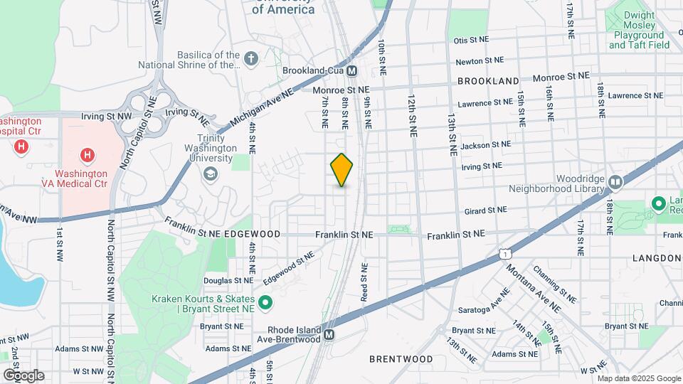 722 -724 Hamlin St NE Map and Location Details