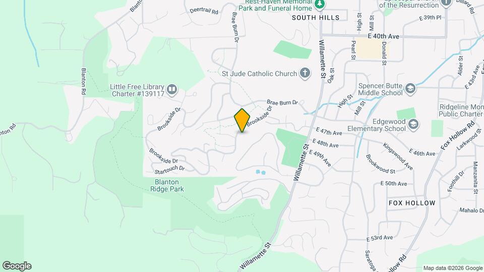 422 Brookside Dr Map and Location Details