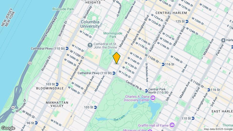 302 W 112th St Mapa y Detalles de la Ubicación