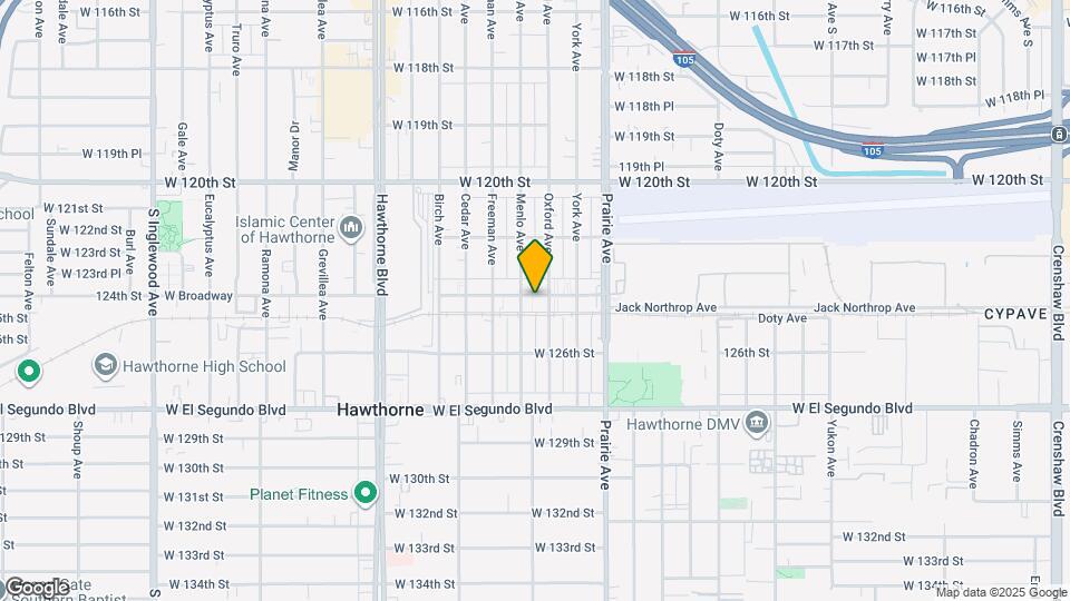 4116 W Broadway Map and Location Details