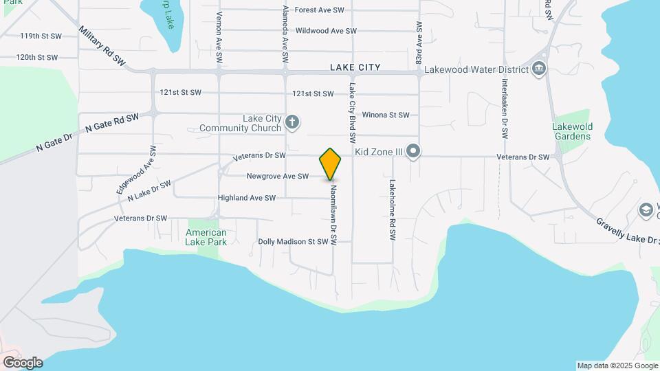 12510 Naomilawn Dr SW Map and Location Details