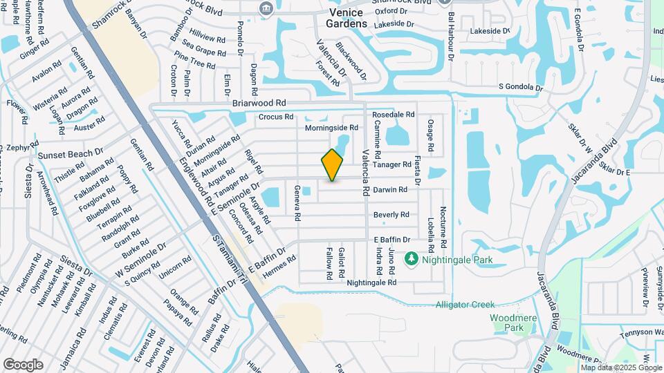 605 Darwin Rd Map and Location Details