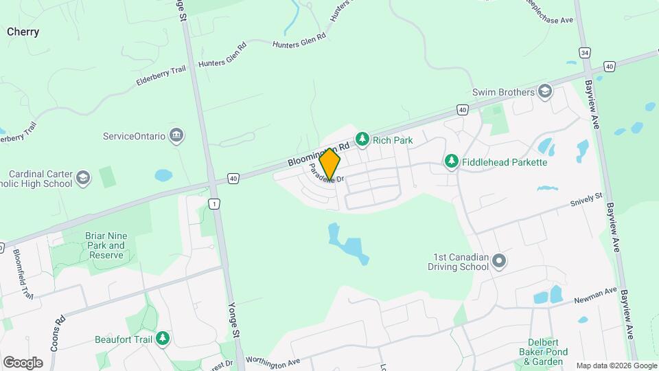 185 Paradelle Dr Map and Location Details