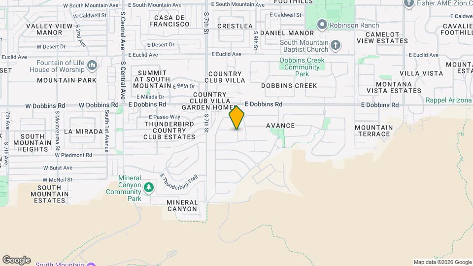 835 E Hopi Trl Map and Location Details