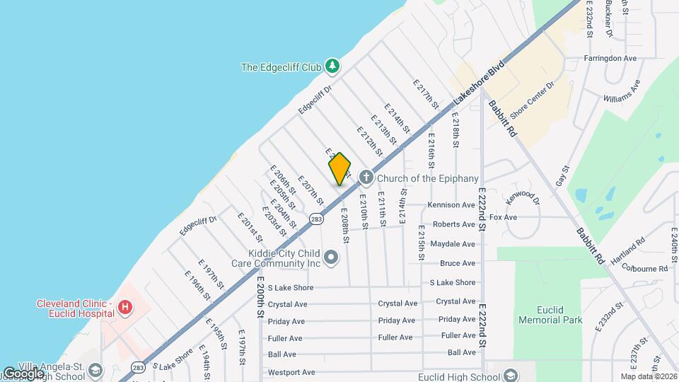 20831 Lakeshore Blvd Map and Location Details