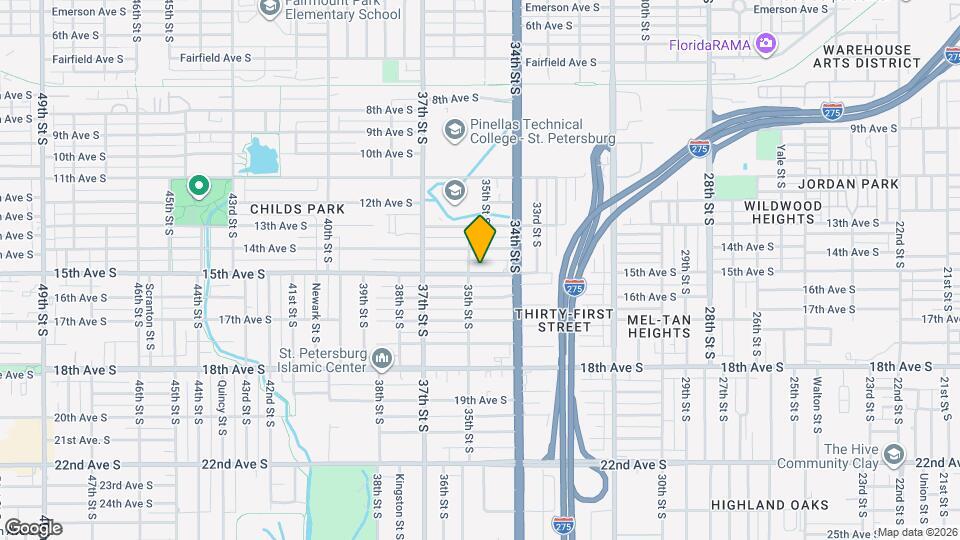 3471 15th Ave S Map and Location Details