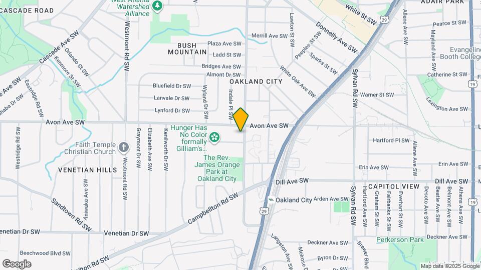 1223 Oakland Dr SW Map and Location Details