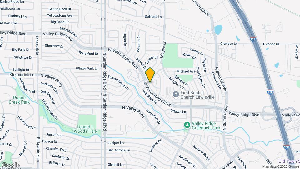 1130 Wake Forest Dr Map and Location Details