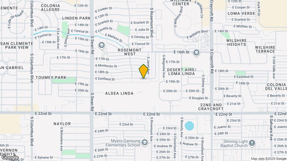 5018 E Eastland St Map and Location Details