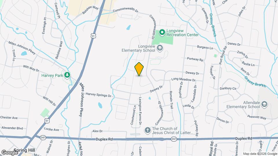 3031 Farmville Cir Map and Location Details
