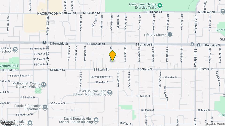 404 SE 133rd Ave Map and Location Details