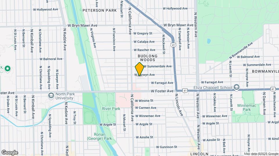 2731 W Berwyn Ave Map and Location Details