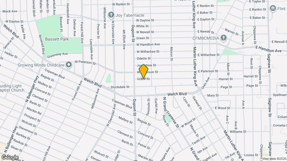 523 Grace St Mapa y Detalles de la Ubicación